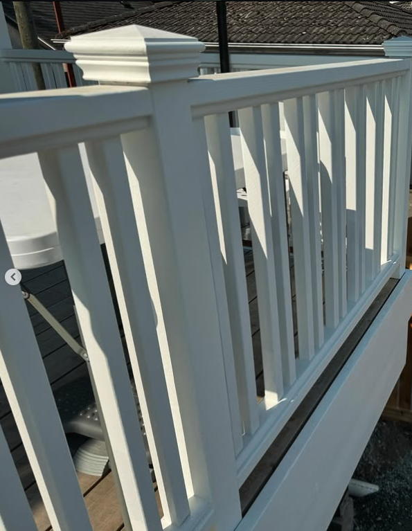 Outside stairway details